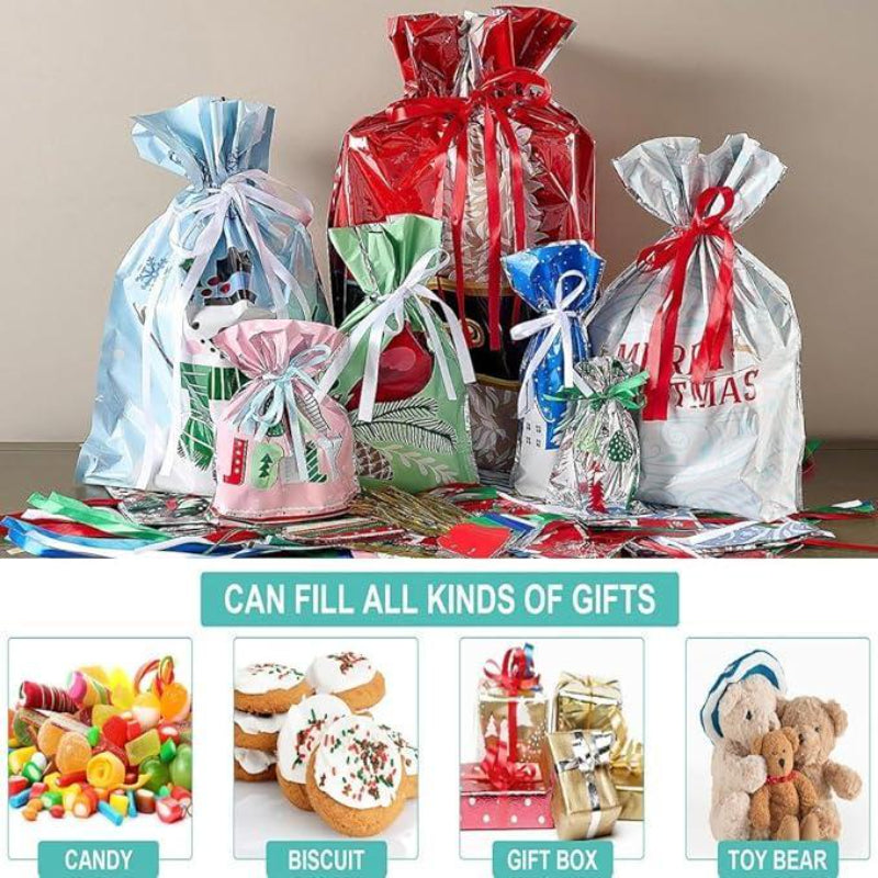 50PCS Christmas Gift Bags